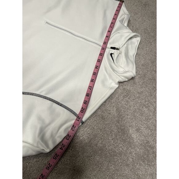 Nike Golf Therma Fit Quarter Zip Pullover Sweatshirt Mens XL White - Picture 7 of 9